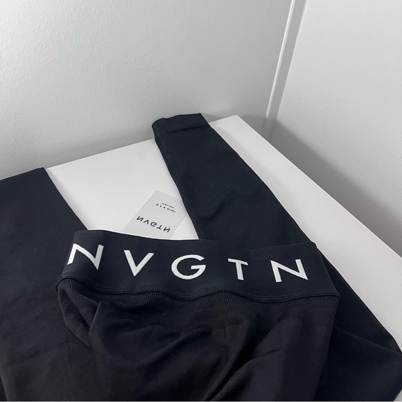 NWT NVGTN Black Sport Seamless Leggings - Picture 7 of 10